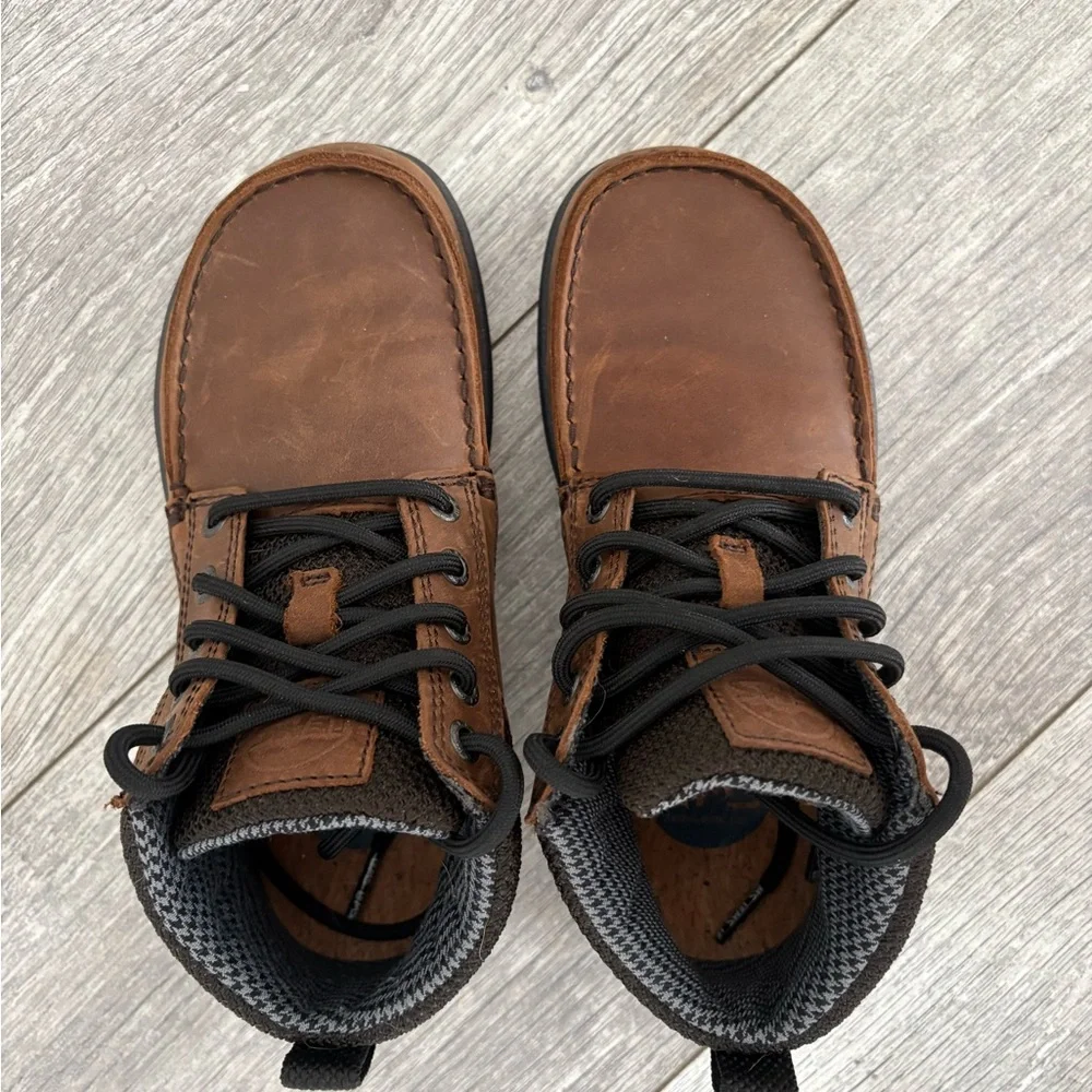 LEMS Men's Brown Leather Chukka Boot - Casual Lace-Up Comfort